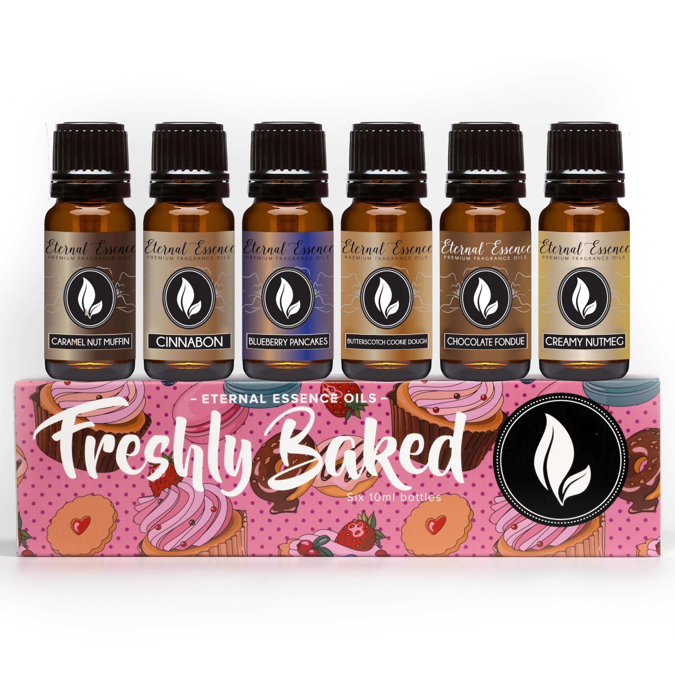 Blueberry Pancakes fragrance oil 10ml in amber glass bottle - Eternal Essence Oils Freshly Baked Set