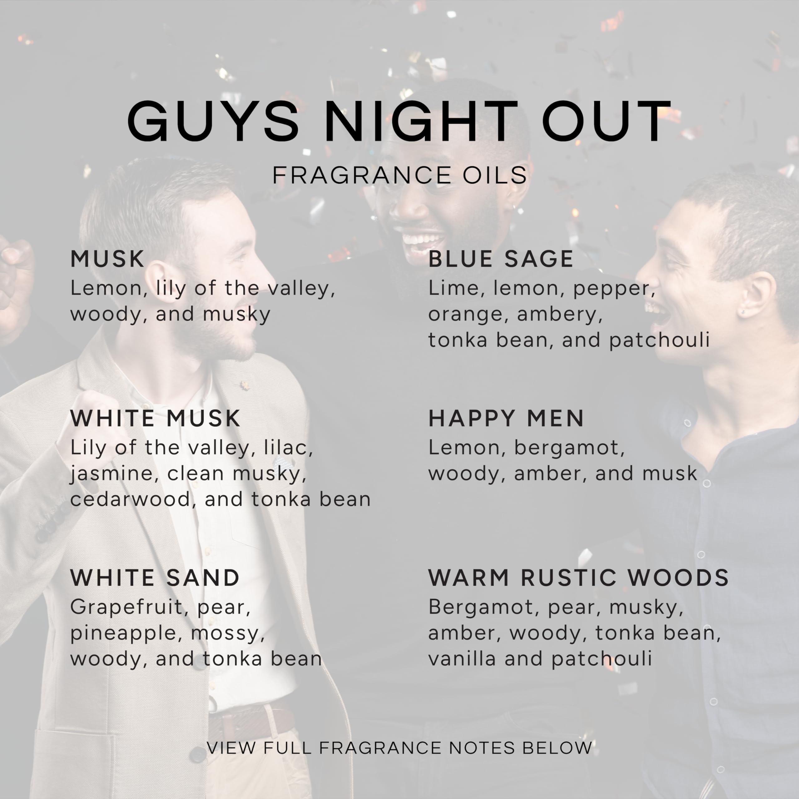 Happy Men fragrance oil bottle from Eternal Essence Oils Guy's Night Out set