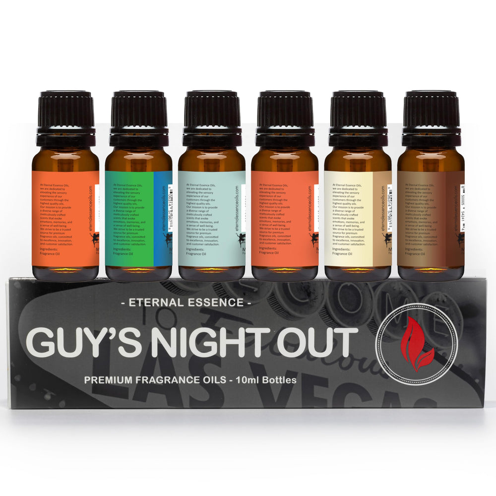 White Musk fragrance oil bottle from Eternal Essence Oils Guy's Night Out set