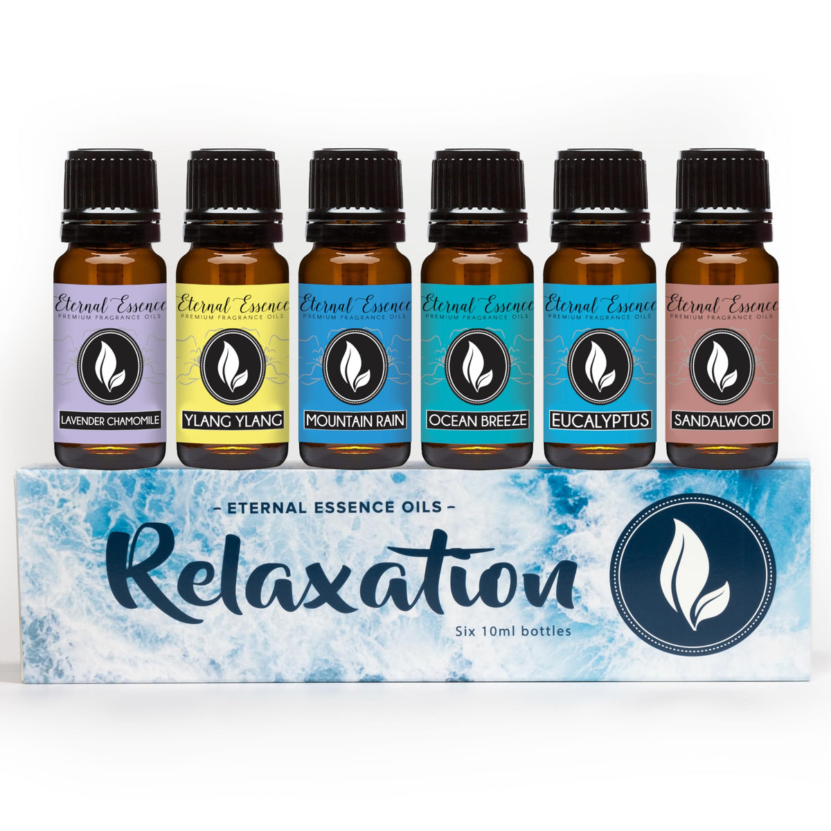 Lavender Chamomile fragrance oil 10ml bottle from Eternal Essence Oils Relaxation Set