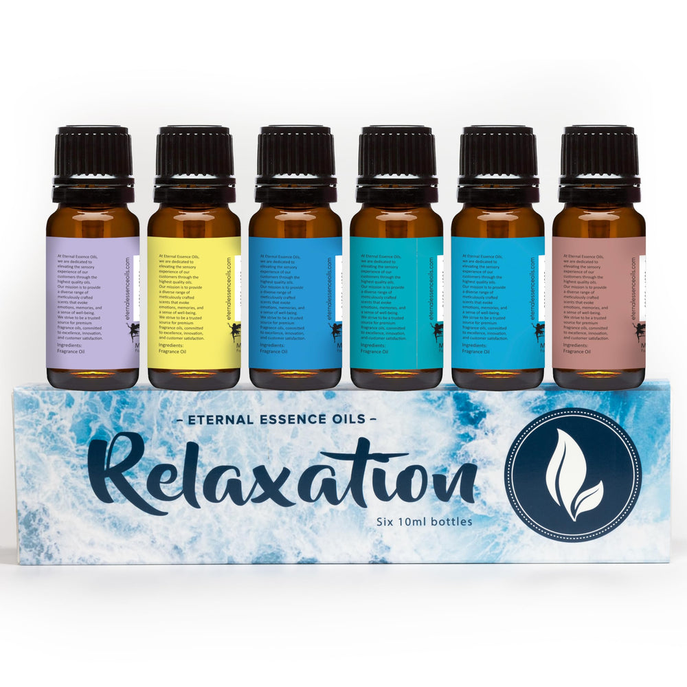 Sandalwood fragrance oil 10ml bottle from Eternal Essence Oils Relaxation Set