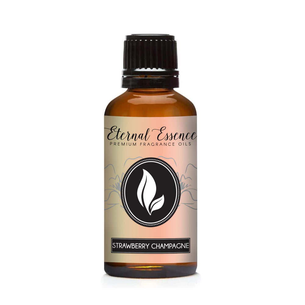 Eternal Essence Oils Strawberry Champagne 30ml amber glass bottle