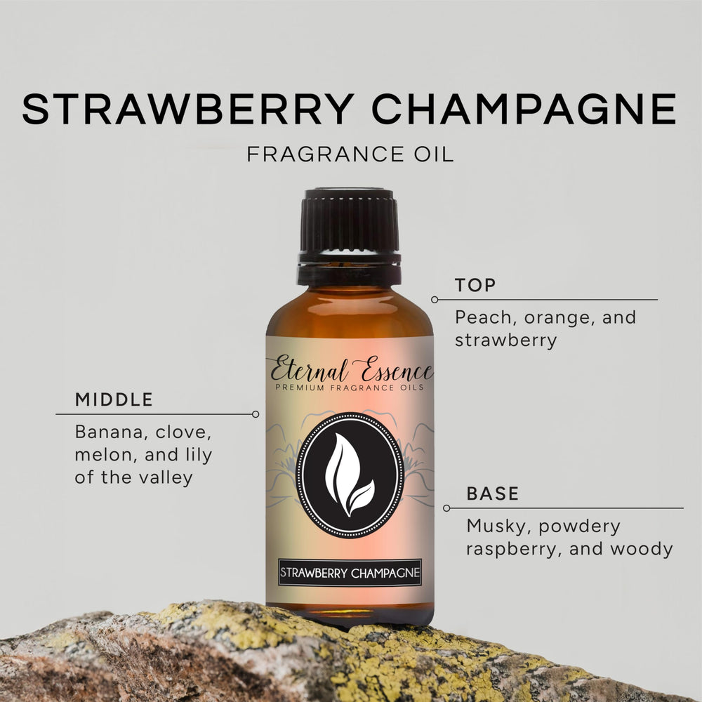 Strawberry Champagne fragrance oil packaging