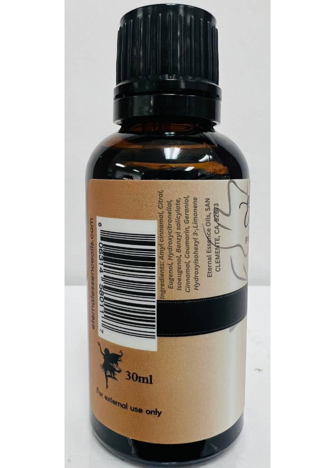 Close-up of White Sand fragrance oil liquid