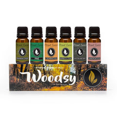 Pine fragrance oil bottle 10 ml (amber glass) – Eternal Essence Woodsy Set