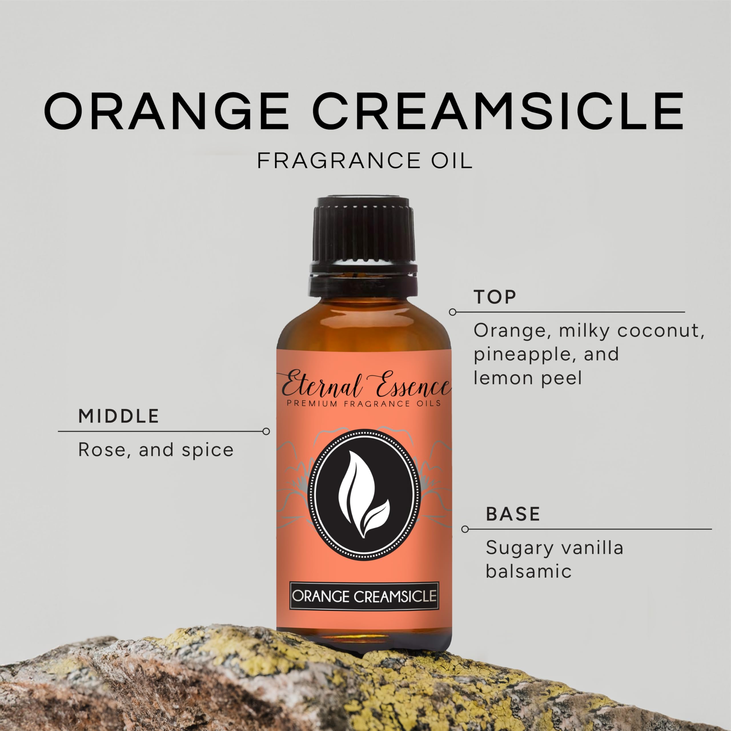 Label for Eternal Essence Orange Creamsicle fragrance oil