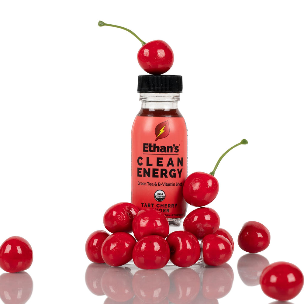 Two 2oz Tart Cherry Energy Shots package