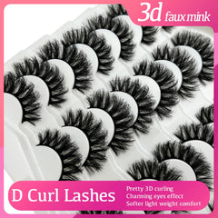 etokdos faux mink lashes are lightweight for all-day wear.