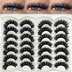 etokdos fluffy lashes with D curl create a dramatic 20mm look.