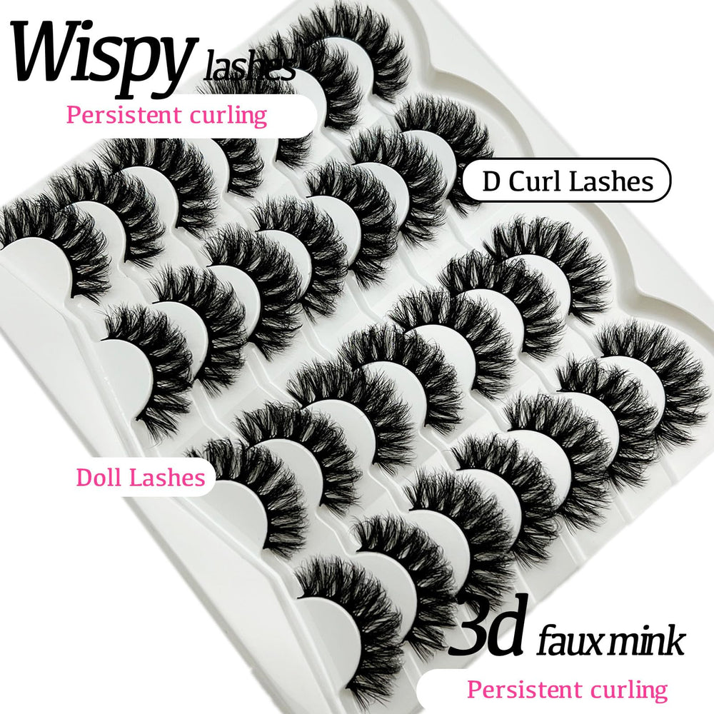 etokdos wispy cat-eye lashes give eye-opening definition.
