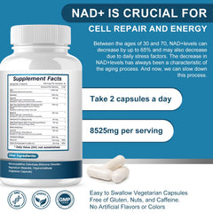 Two bottles of ETOVO NAD+ liposomal capsules