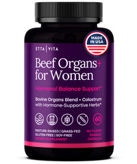 Etta Vita Women's Primal Beef Organ Supplement bottle