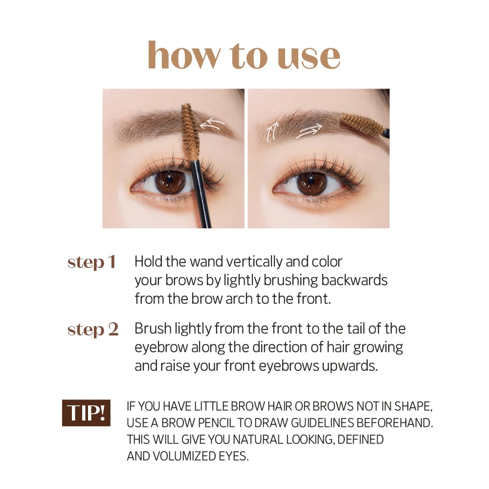 ETUDE Color My Brows quick routine for busy mornings
