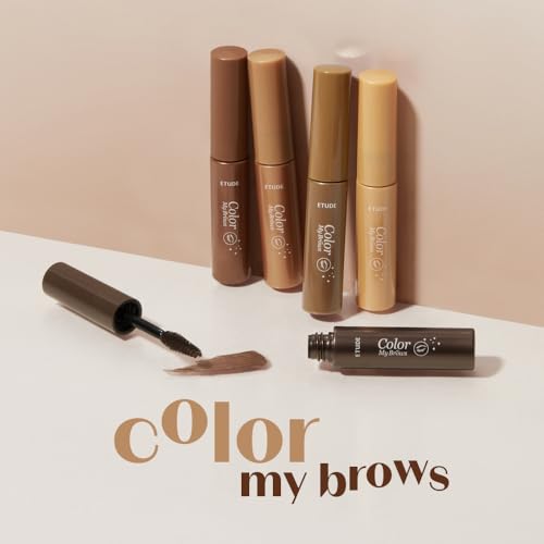 ETUDE Color My Brows soft gel wand for easy, precise application