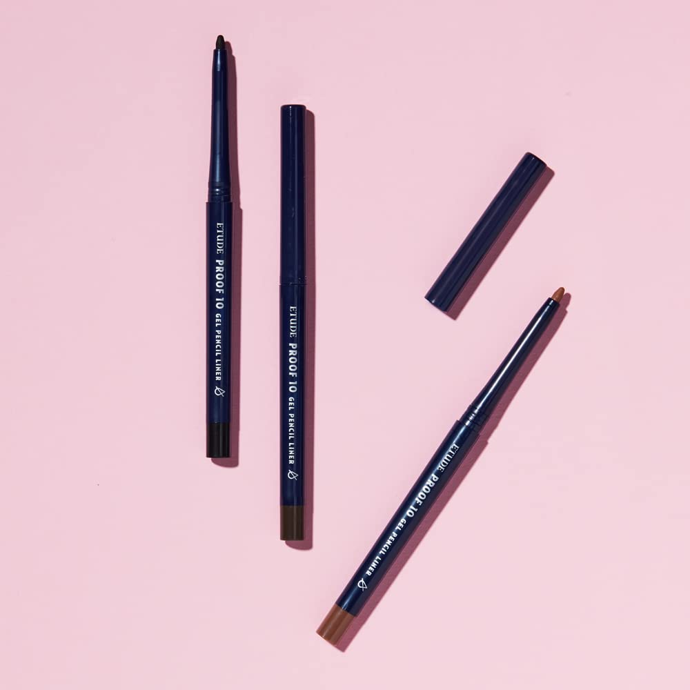 ETUDE Proof 10 Gel Pencil Liner secure cap prevents drying.