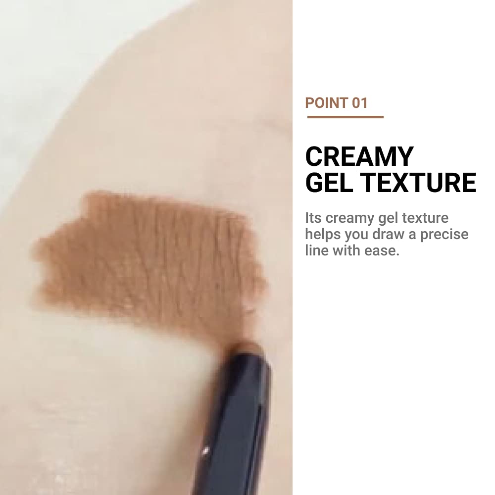 ETUDE Proof 10 Gel Pencil Liner creamy gel texture close-up.