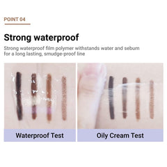 ETUDE Proof 10 Gel Pencil Liner enables a precise fine line.