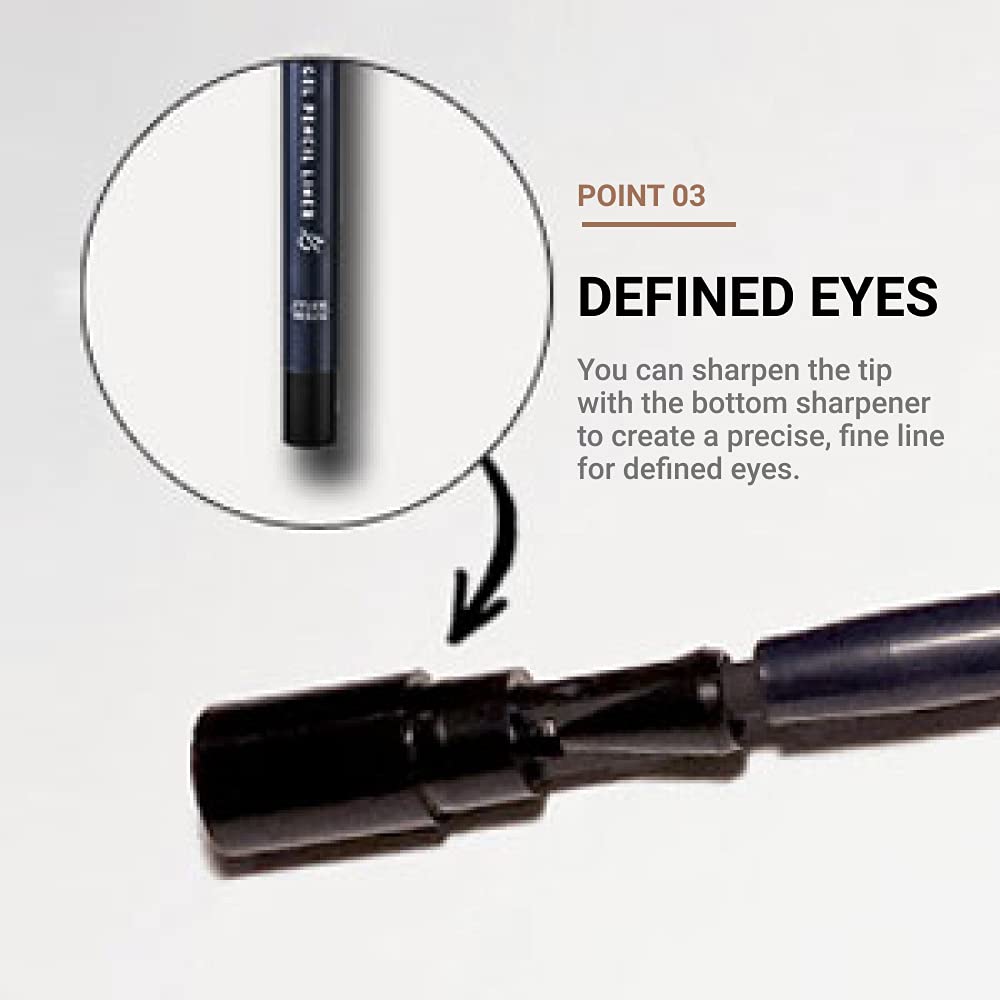 ETUDE Proof 10 Gel Pencil Liner sebum-proof finish stays put.
