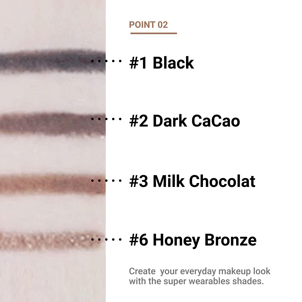 ETUDE Proof 10 Gel Pencil Liner waterproof formula that lasts.