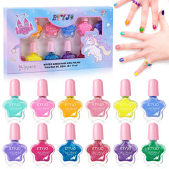 ETYJO Kids Nail Polish flower bottle collection for playful manicures.