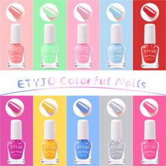 ETYJO glitter colors add sparkle without fumes for fun experimentation.