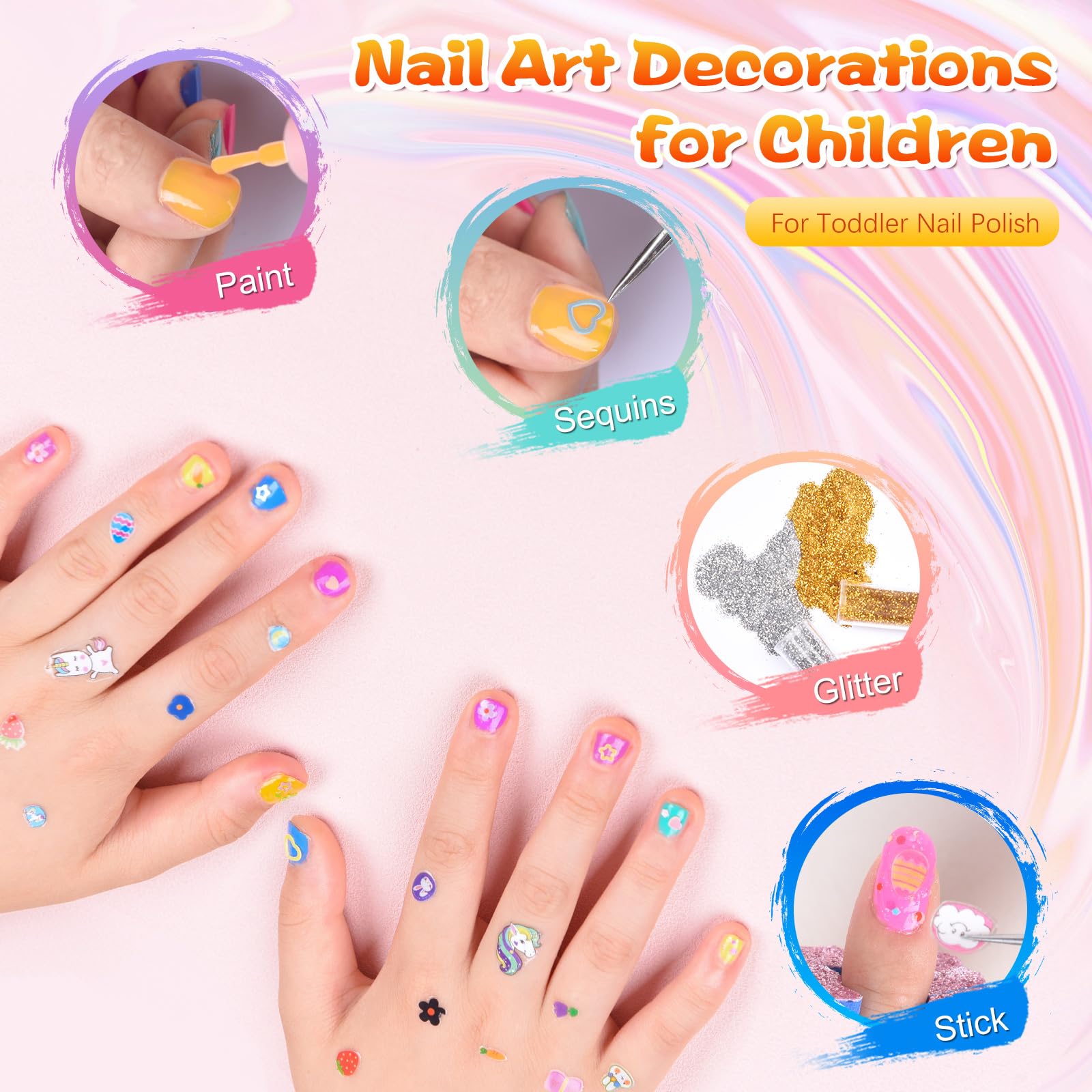 ETYJO nail file and tools enable precise prep and easy touch-ups.