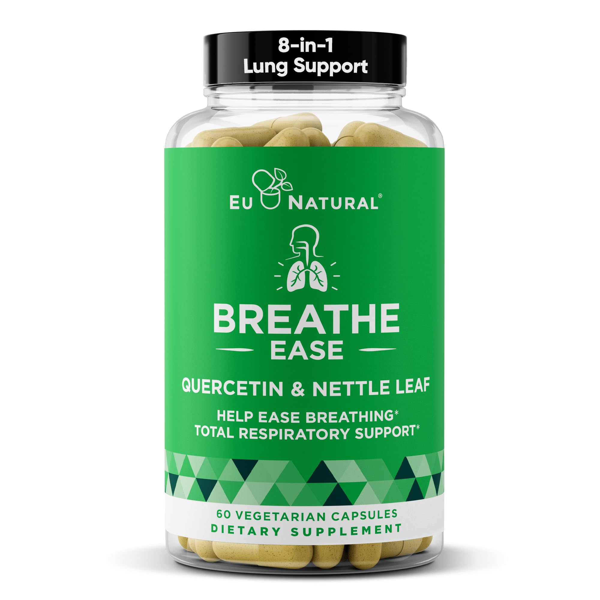 Eu Natural Breathe Inhaler Support bottle front for daily airway wellness