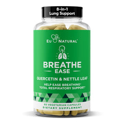 Eu Natural Breathe Inhaler Support bottle front for daily airway wellness
