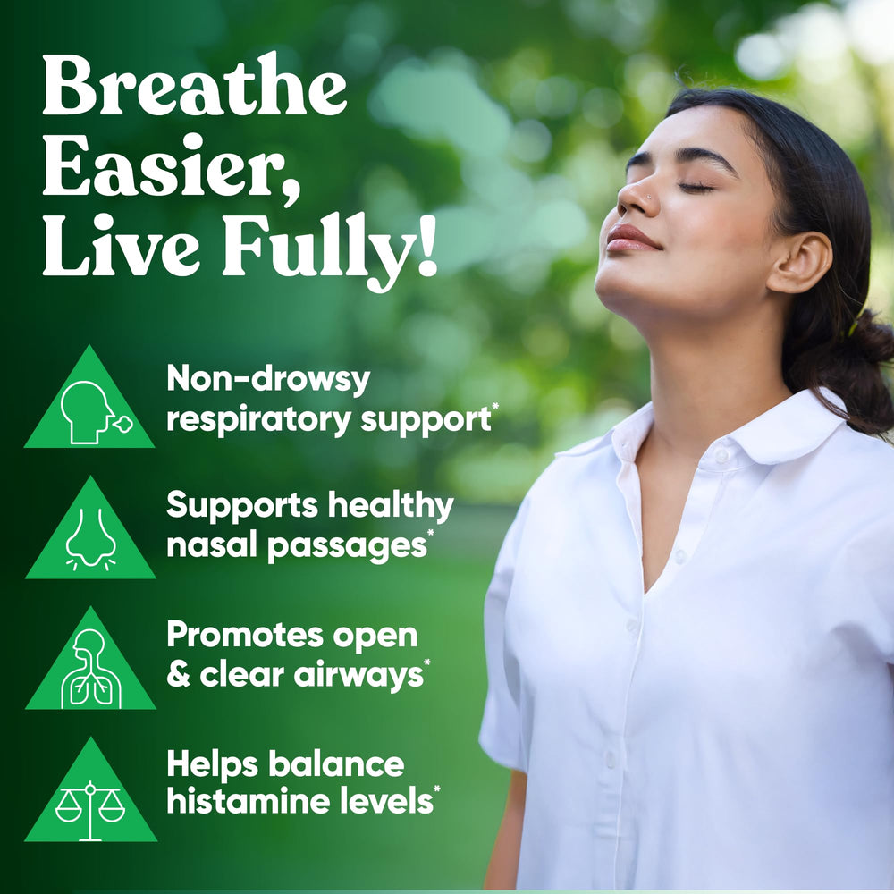 Eu Natural Breathe Inhaler Support with quercetin, potential immune balance aid