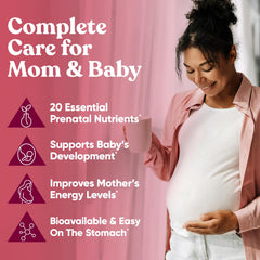 Glow bottle with DHA and folic acid blend for baby growth support