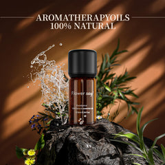 Eucalyptus essential oil in a diffuser for aromatherapy