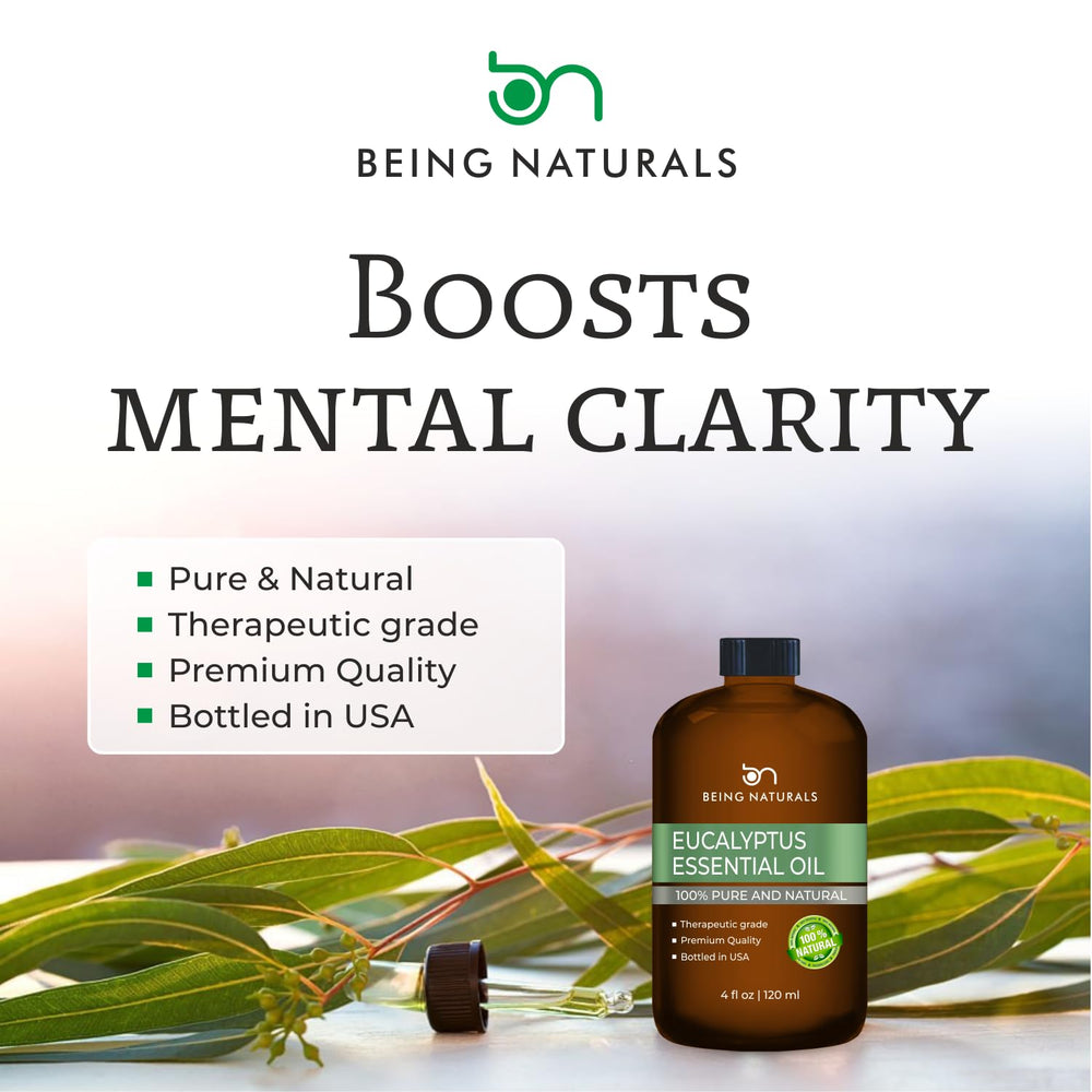 Eucalyptus essential oil dropper bottle