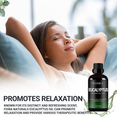 Gift-ready eucalyptus oil with dropper
