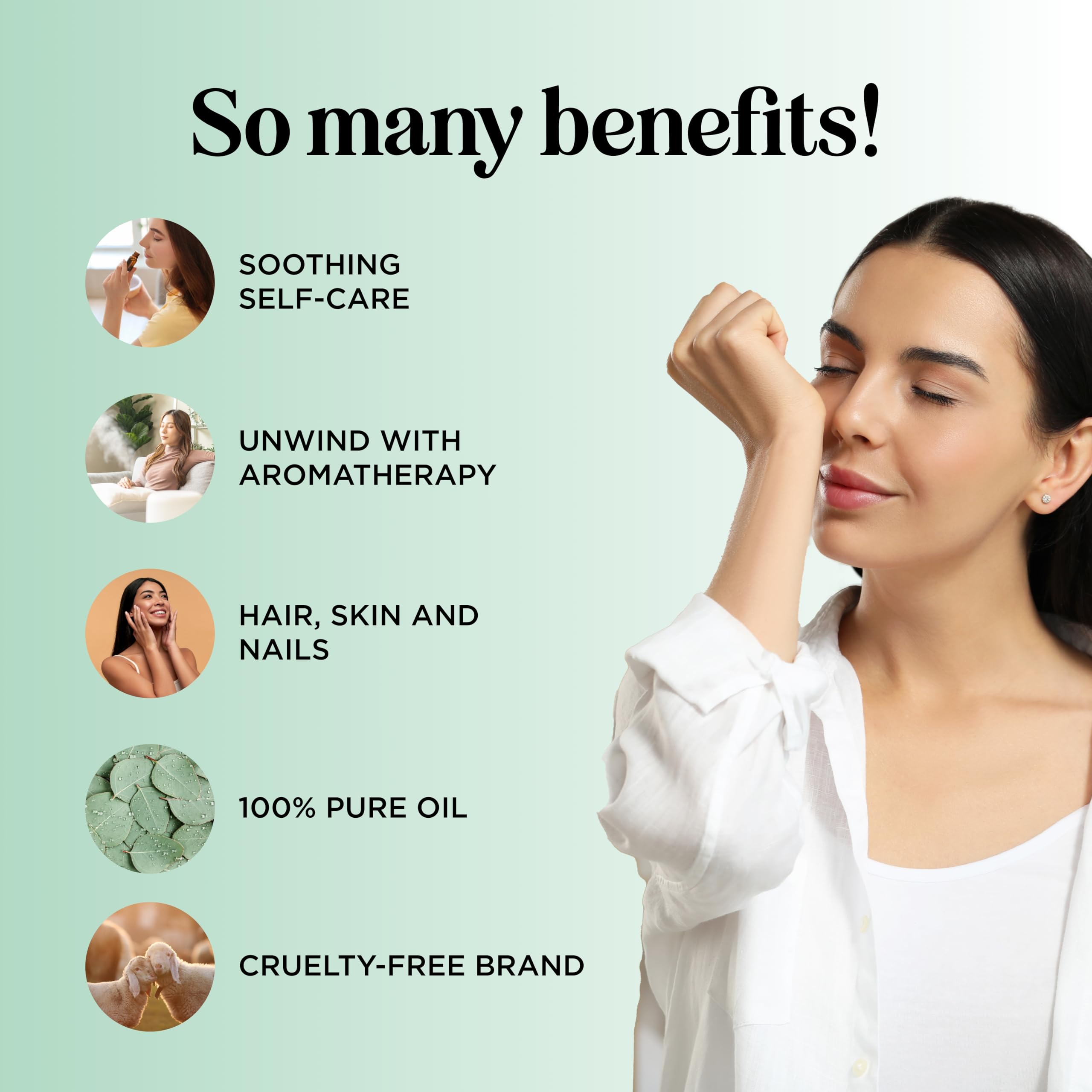 Eucalyptus oil for shower aromatherapy