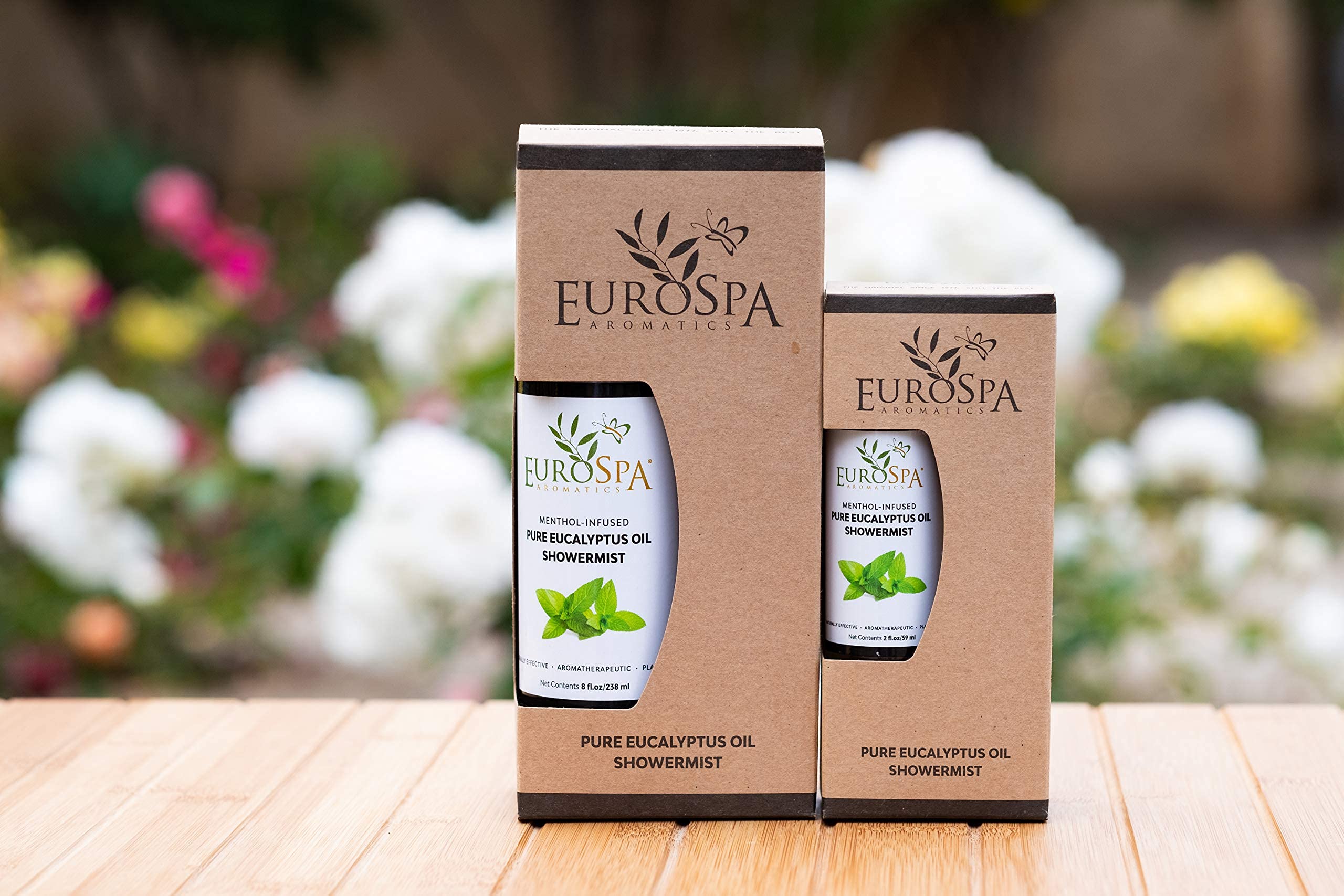 Two 8oz bottles of Eucalyptus ShowerMist 2-pack