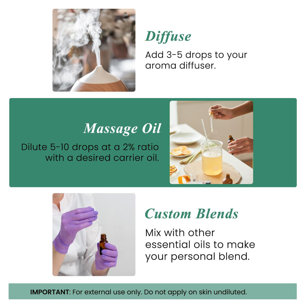 Eucalyptus oil for skincare and massage
