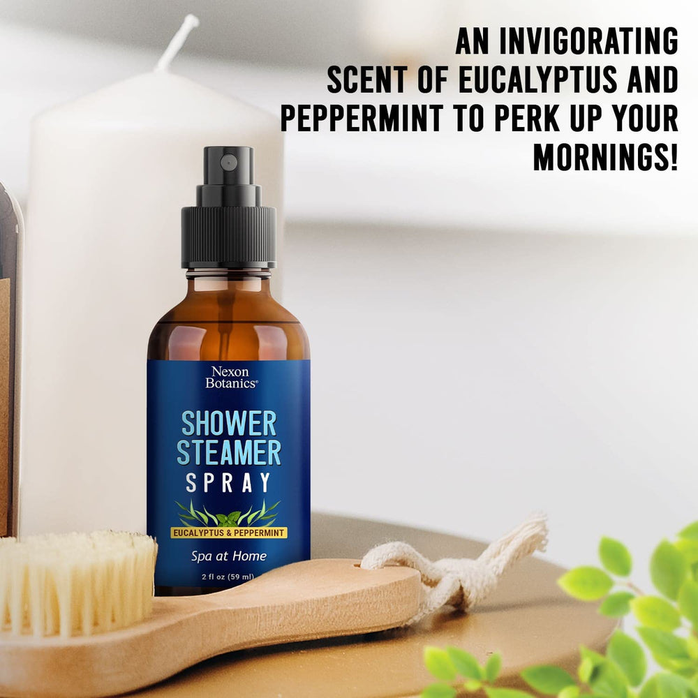 Close-up of natural essential oil ingredients in the spray