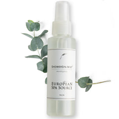 European Spa Source Eucalyptus ShowerSpa Mist bottle front view