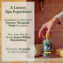 Shower steam with eucalyptus aromatherapy mist