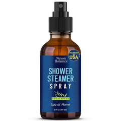 Nexon Botanics Eucalyptus Shower Steamer Spray bottle – front label