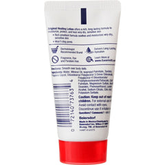 Packaging of Eucerin Original Moisturizing Lotion 1oz showing fragrance-free formula