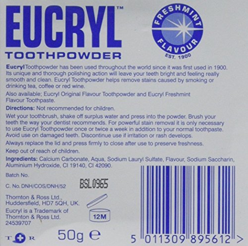 Product used weekly for stain removal