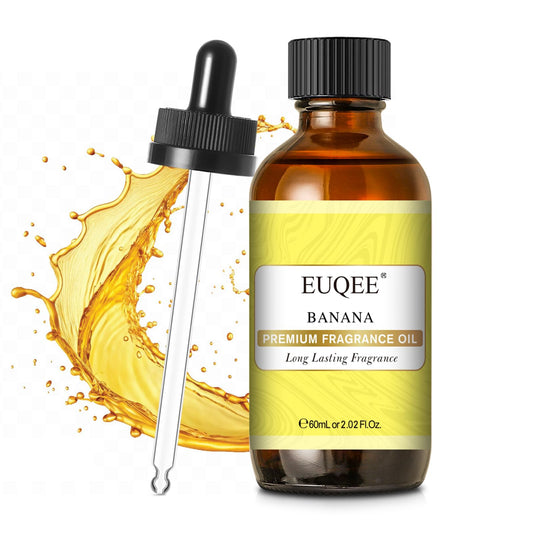 EUQEE Banana Fragrance Oil in amber glass bottle (60ml)