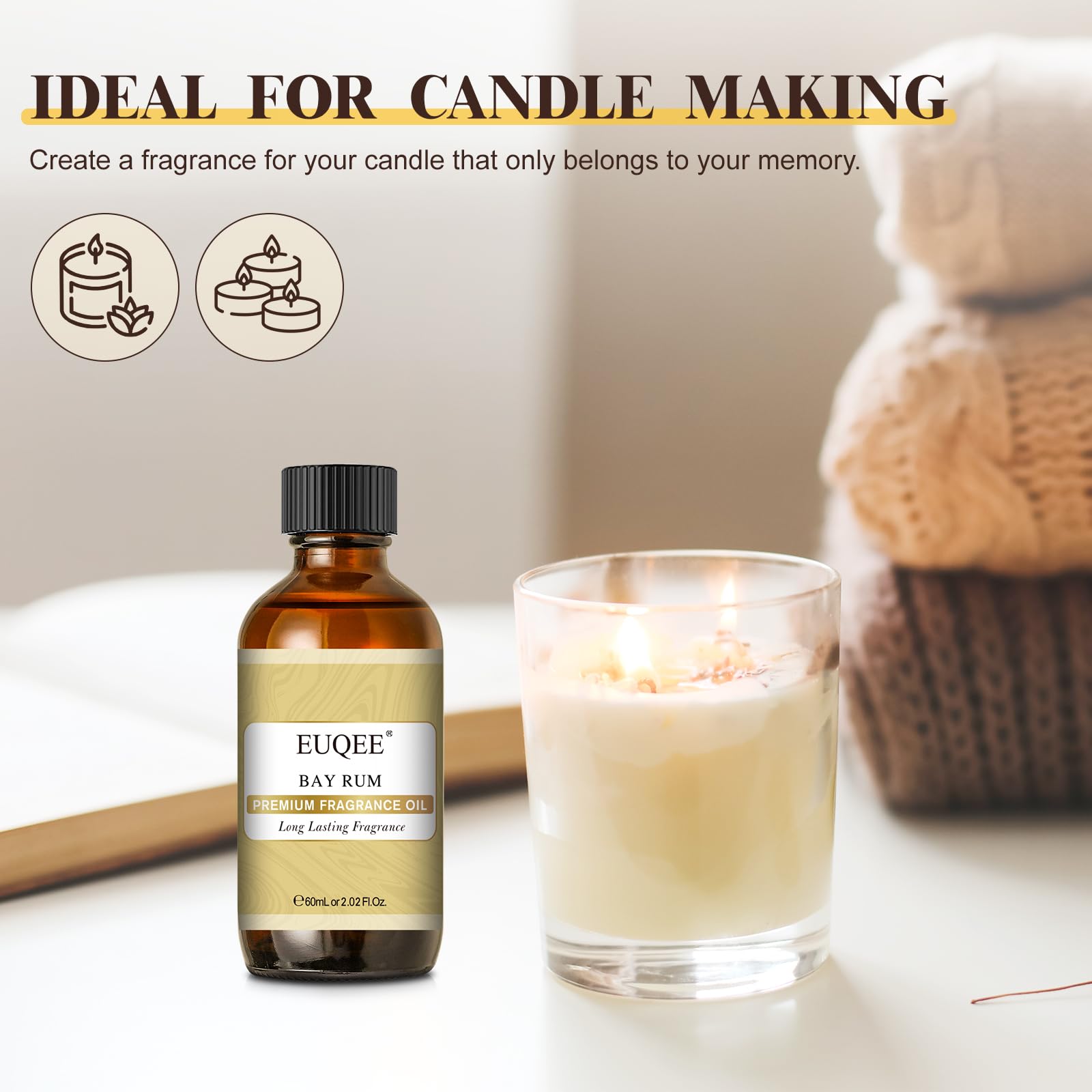 Bay Rum fragrance oil used in candle making