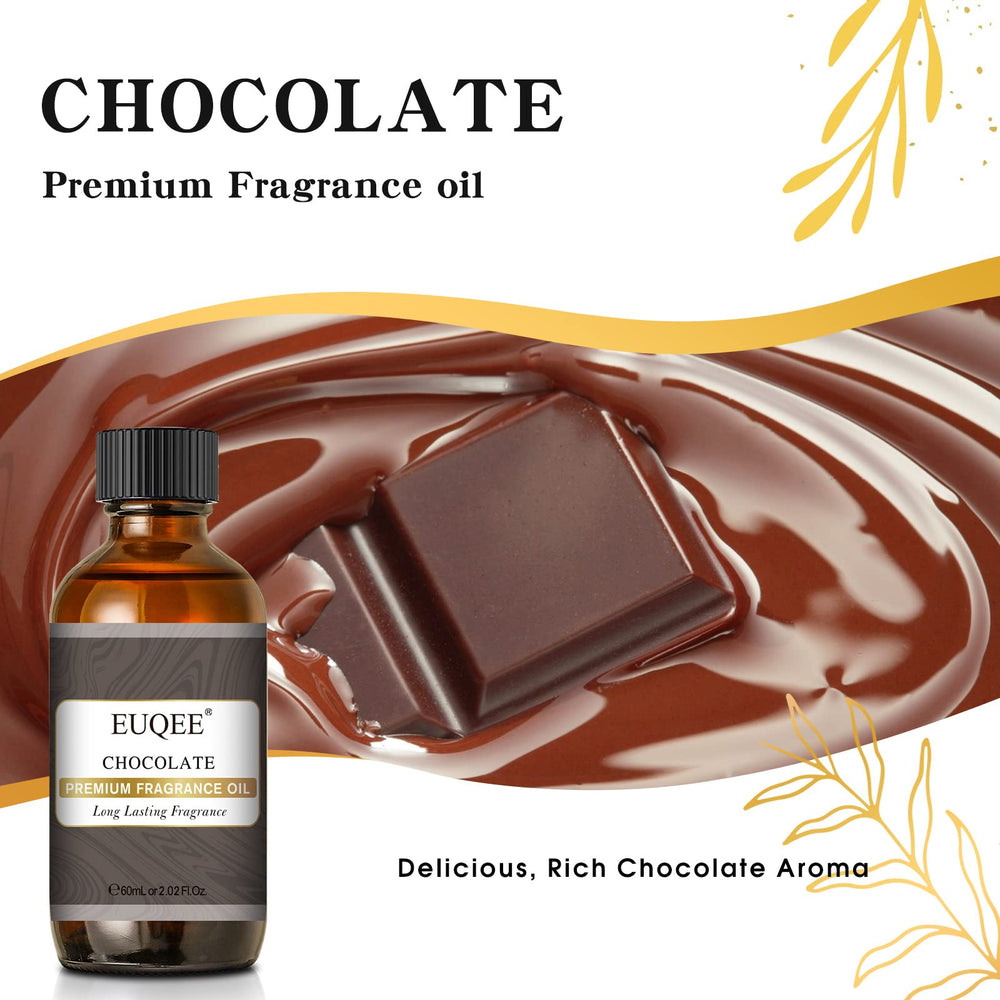 EUQEE Chocolate Fragrance Oil glass dropper with label