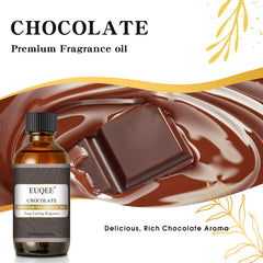 EUQEE Chocolate Fragrance Oil glass dropper with label