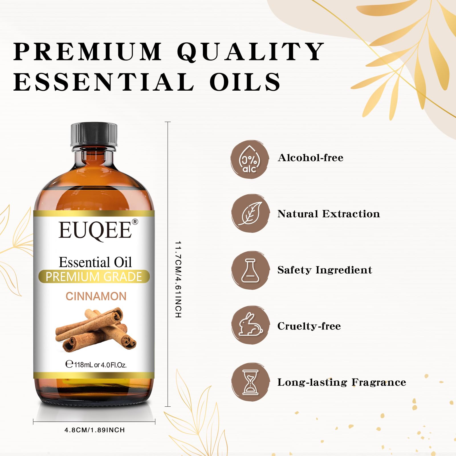 Usage: diffuser with EUQEE Cinnamon Essential Oil