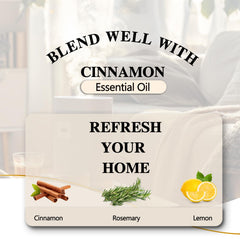 Cinnamon essential oil massage blend with carrier oil