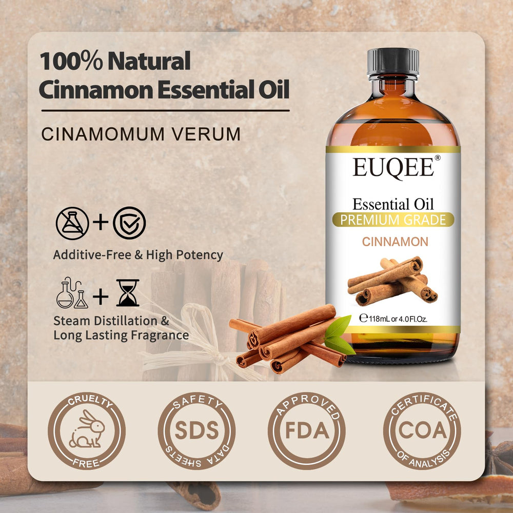 Warm spicy cinnamon aroma with woody undertones