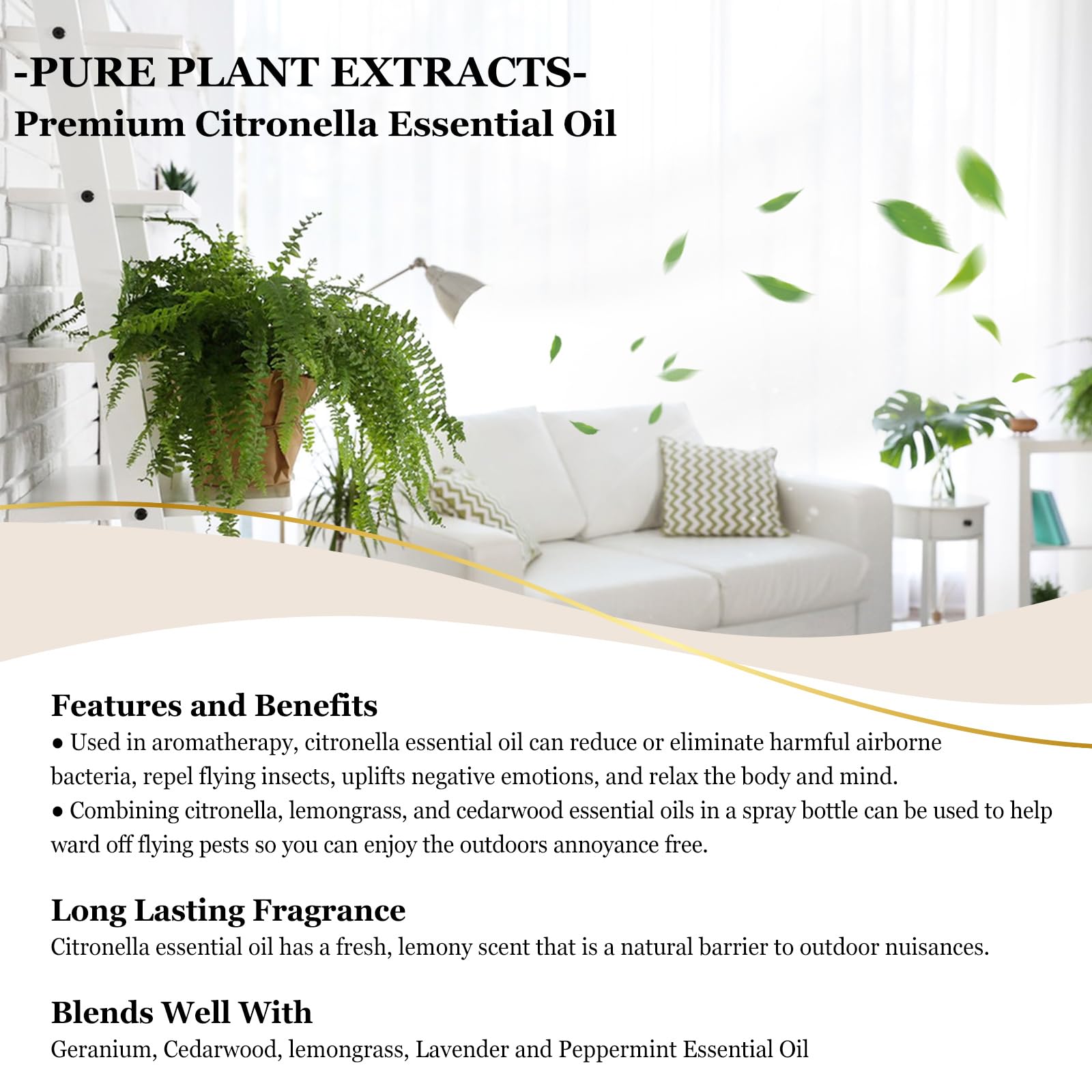 EUQEE Citronella essential oil gift box packaging